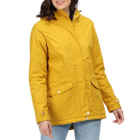Regatta Yellow Waterproof Hooded Jacket
