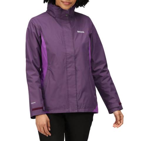 Regatta Purple Waterproof Shell Jacket