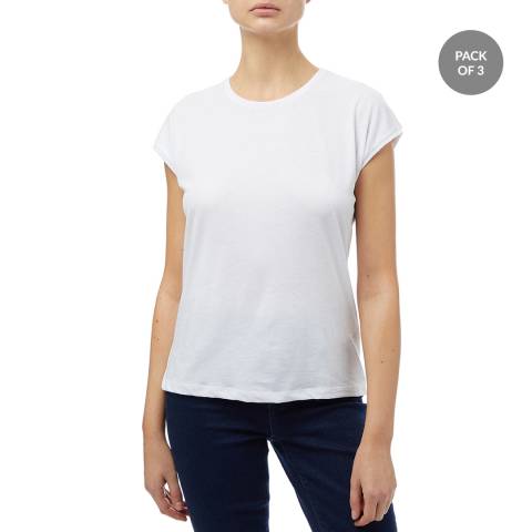 Reiss Multi Irina 3 Pack Cotton Blend T-Shirt