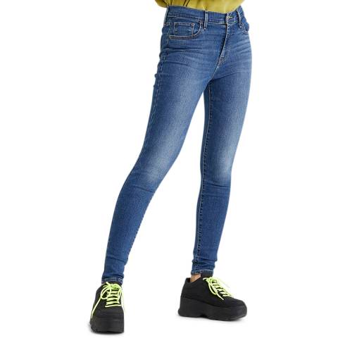 Levi's Mid Blue 720™ High Rise Super Skinny Stretch Jeans