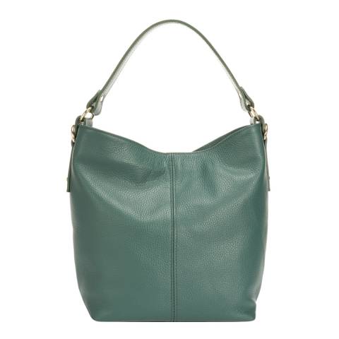 Giulia Massari Green Leather Shoulder bag