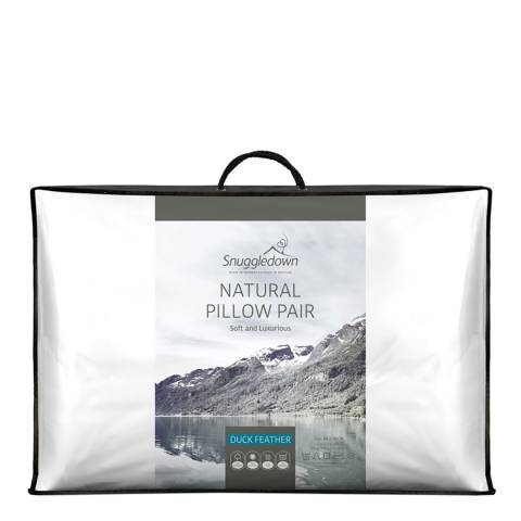 Snuggledown Duck Feather Side Sleeper Pair of Pillows