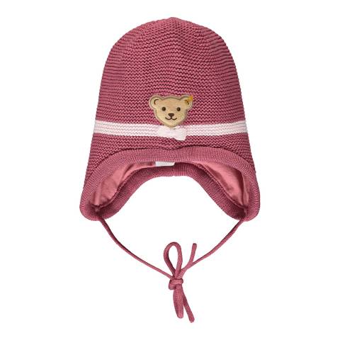 Steiff Pink Contrast Pipe Hat