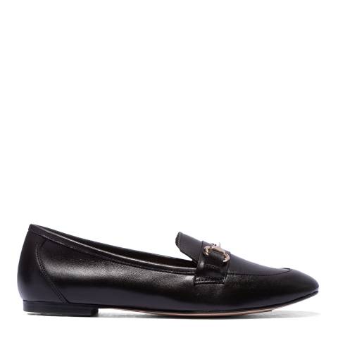 Laycuna London Black Leather Snaffle Loafers