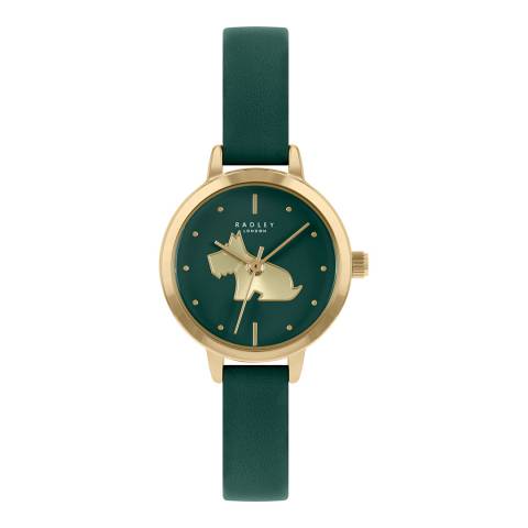 Radley Emerald Green Leather Strap Watch