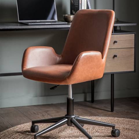Gallery Living Faraday Swivel Chair Brown