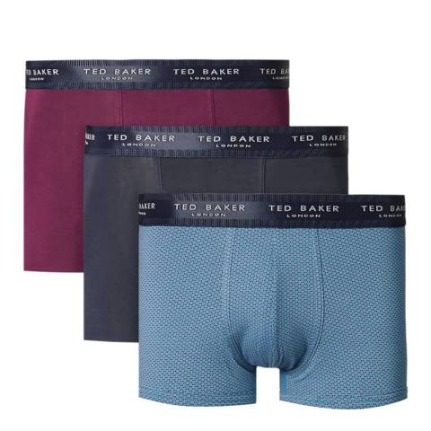 Ted Baker Multi 3-Pack Cotton Fashion Trunk