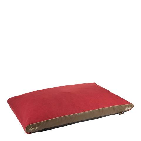 Scruffs Red Hilton Memory Foam Orthopaedic Pillow, Extra Large