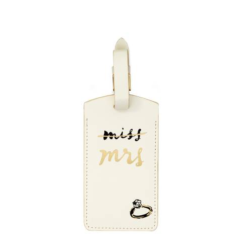 Kate Spade Bridal Luggage Tag, Miss to Mrs.