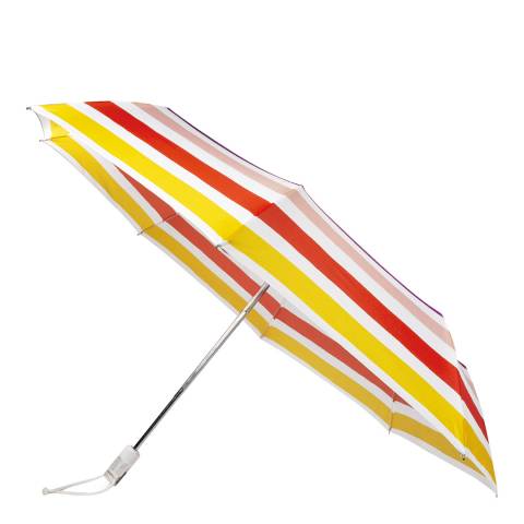 Kate Spade Travel Umbrella, Candy Stripe