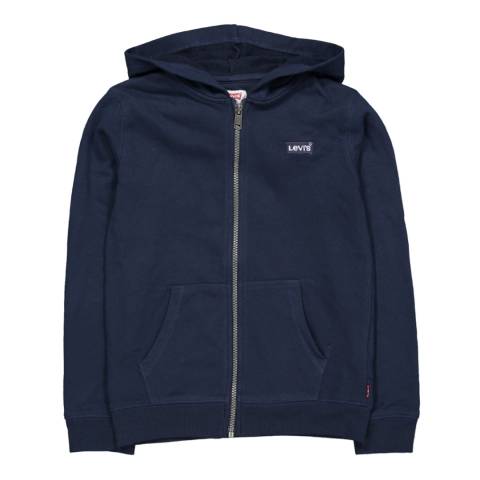 Levi's Younger Boy's Dress Blues Washed Zip Up Hoodie