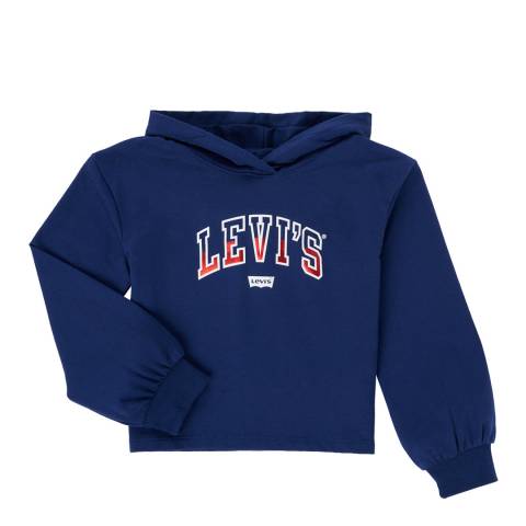 Levi's Younger Girl's Medieval Blue High Rise Hoodie