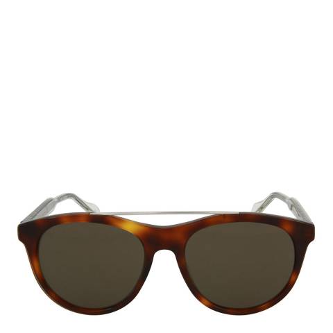 Gucci Men's Havana/ Crystal/ Brown Gucci Sunglasses 54mm