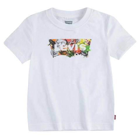 Levi's Younger Boy's White Graphic Logo Tee