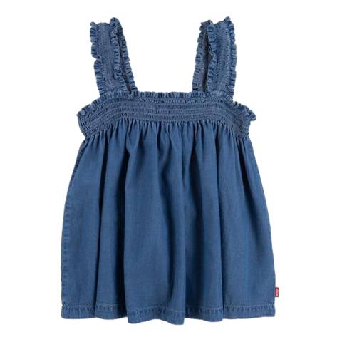 Levi's Younger Girl's Milestone Woven Smocked Tank Top
