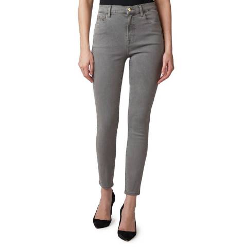 J Brand Grey Leenah Skinny Stretch Jeans