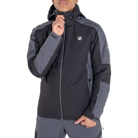 Dare2B Black/Grey Waterproof Insulated Ski Jacket