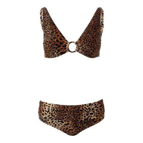 Melissa Odabash Cheetah Santa Fe Bikini Top