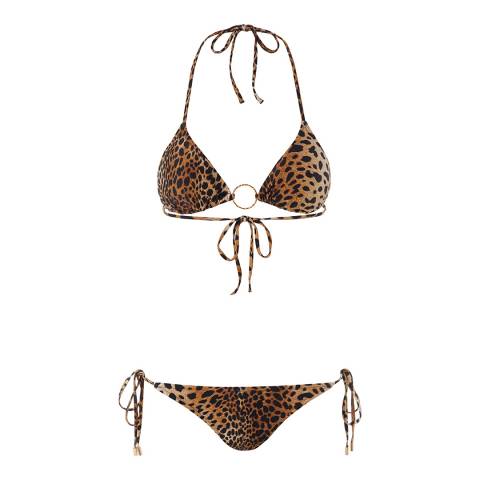 Melissa Odabash Cheetah Miami Bikini Top