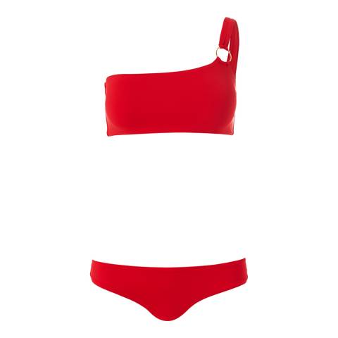 Melissa Odabash Red Majorca Bikini Bottom