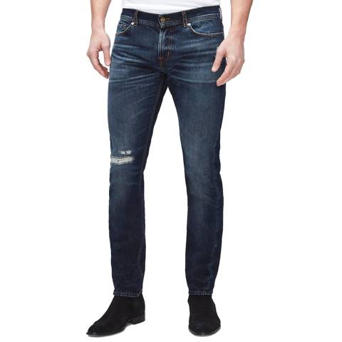 7 For All Mankind Dark Blue Ronnie Stretch Jeans