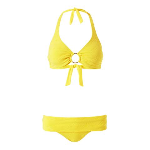 Melissa Odabash Zigzag Lemon Brussels Bikini Bottom