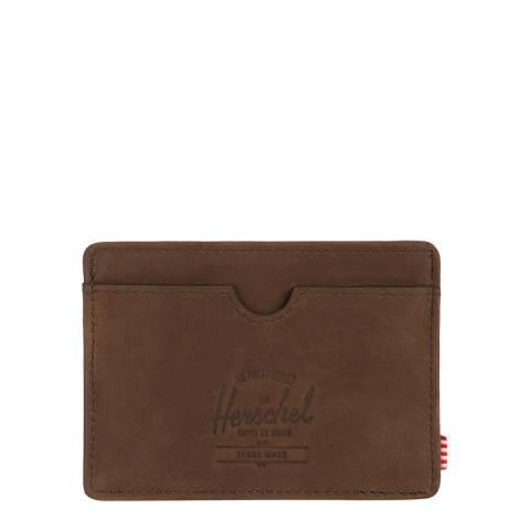 Herschel Supply Co. Brown Charlie Leather Cardholder