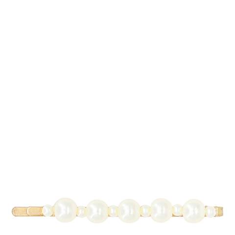 Côme Gold/ White Pearl Hairclip 