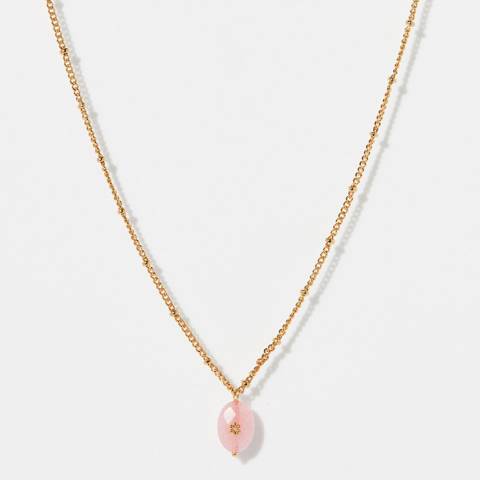 Côme Gold/ Pink Maeva Pendant Necklace