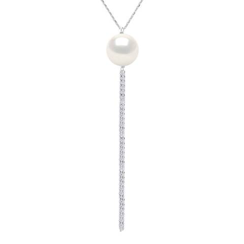 Atelier Pearls Silver White Pearl Cascada Necklace
