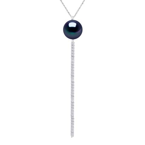 Atelier Pearls Silver Black Pearl Cascada Necklace