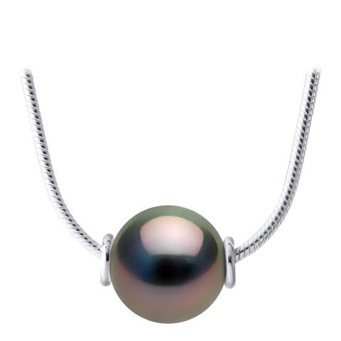 Atelier Pearls Silver Tahiti Pearl Necklace