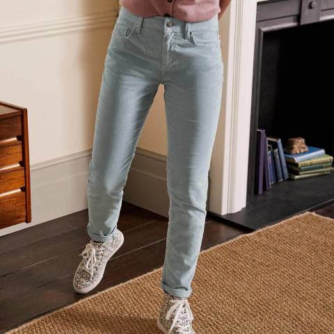 Boden Grey Cotton Cord Stretch Jeans 