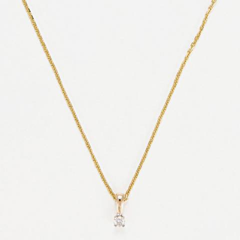 Paris Vendôme Gold 'My Diamond' Pendant Necklace