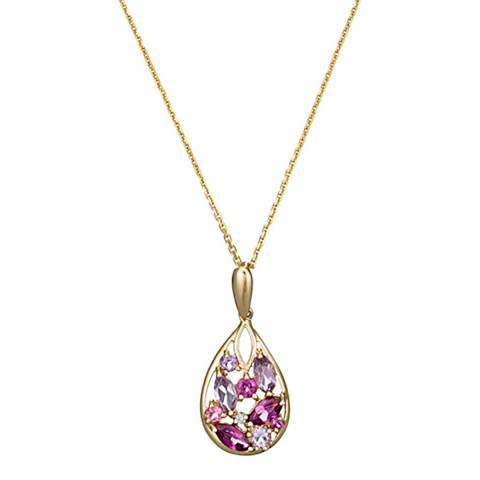 Le Diamantaire Multicolour 'Mixed Drop' Pendant Necklace