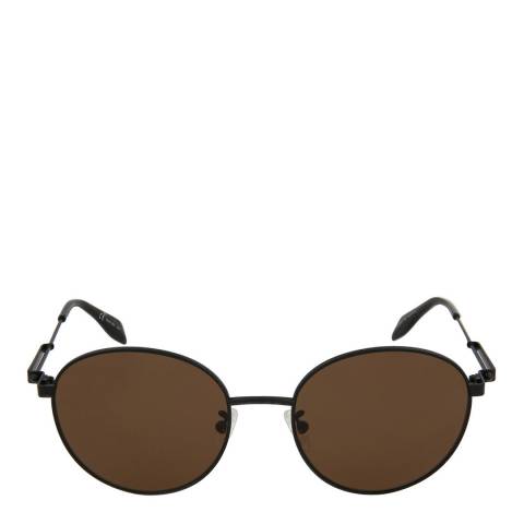 Alexander McQueen Unisex Black/Brown Alexander McQueen Sunglasses 54mm
