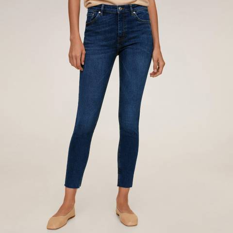 Mango Dark Denim Skinny Isa Jeans