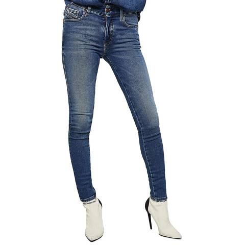 Diesel Blue Slandy Skinny Stretch Jeans