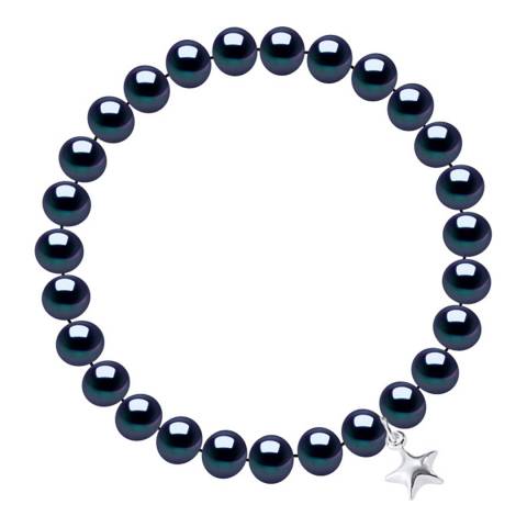 Atelier Pearls Black Freshwater Pearl Bracelet 7-8mm