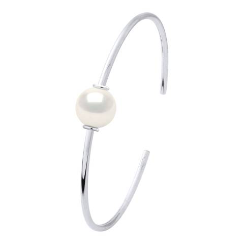 Atelier Pearls White Prestige Freshwater Pearl Bangle Bracelet 10-11mm