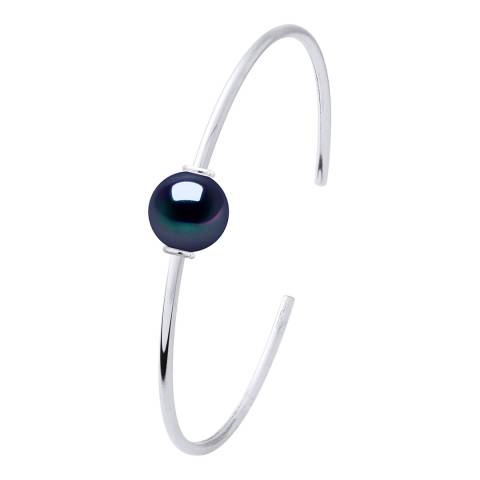 Atelier Pearls Black Prestige Freshwater Pearl Bangle Bracelet 10-11mm