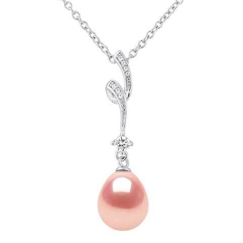 Atelier Pearls Pink Whirlpool Freshwater Pearl Necklace 9-10mm
