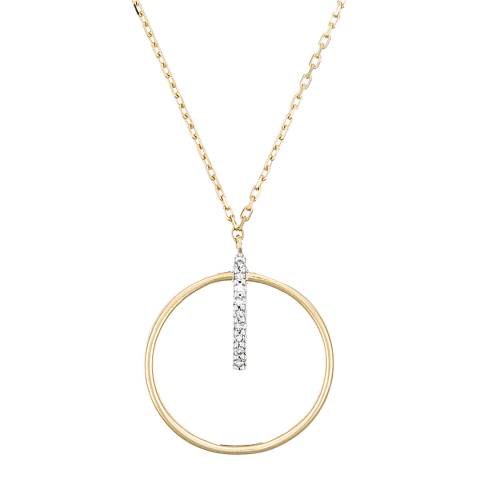 Le Diamantaire Gold Prodigious Circle Diamond Necklace