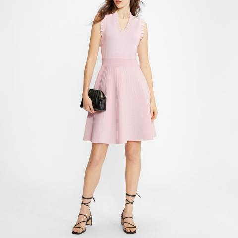 Ted Baker Pink Riaan Knitted Skater Dress