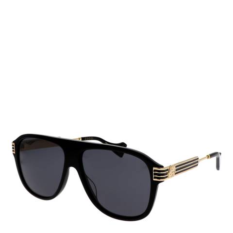 Gucci Men's Black Gucci Sunglasses 57mm