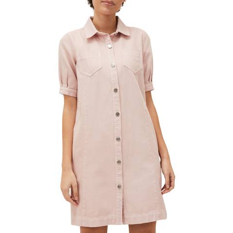 Phase Eight Pale Pink Kiah Denim Mini Dress