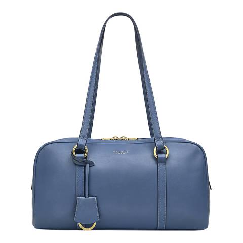 Radley Blue Flute Street Large Ziptop Grab Bag