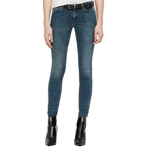 AllSaints Indigo Super Skinny Stretch Jeans