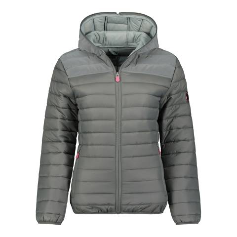 Geographical Norway Dark Grey Padded Lightweight Jacket