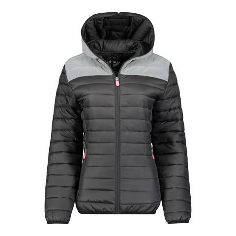 Geographical Norway Black Padded Lightweight Jacket